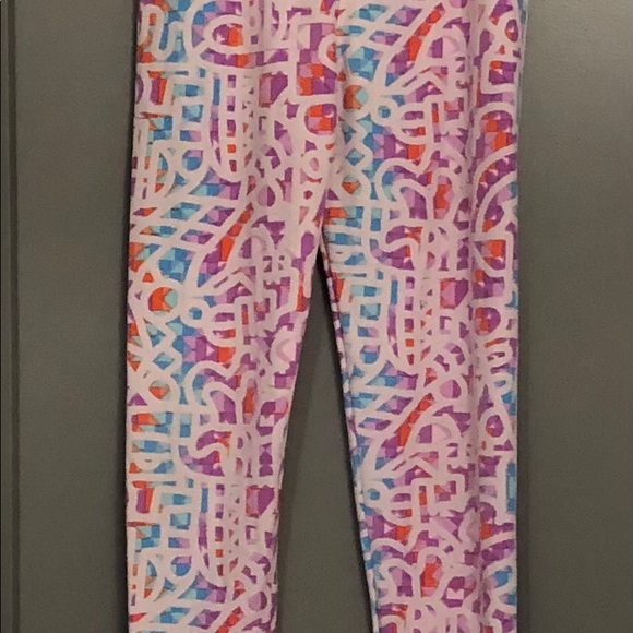 LuLaRoe Multi Colored Leggings - Picture 2 of 4